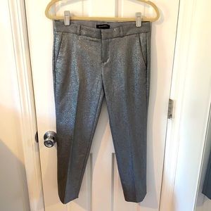 Silver Banana Republic slacks, size 2P